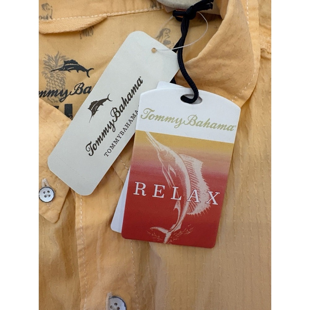Tommy Bahama Men's 2XL Bueno Coast Cruiser Short Sleeve Shirt Light Sizzle NWT - Picture 6 of 6
